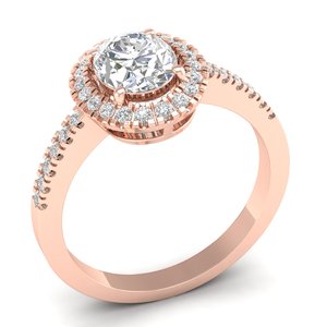 แหวนหมั้นเงินแท้ 925 REYES สำหรับผู้หญิง ราคาขายส่ง รูปทรงวงรี 1.54 กะรัต ประดับเพชรโมอิสซาไนต์ เครื่องประดับงานแต่งงานชั้นดี - Product Image 2