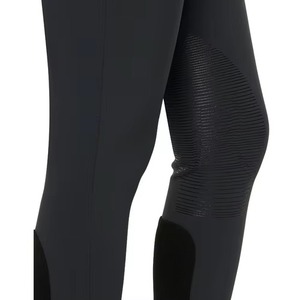 Pantalon d'équitation en jean pour femme, taille haute, avec empiècements en daim antidérapants aux genoux, idéal pour l'été, modèle plat ODM - Product Image 2
