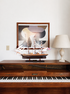 T014 - Maquette de bateau en bois artisanale Cutty Sark, décoration nautique, articles cadeaux, fournitures d'artisanat, 55Lx15Wx37.5H Cm - Product Image 6