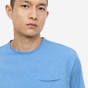 T-shirt uni pour homme, nouveau design, vente en gros, mode, style urbain - Product Image 6