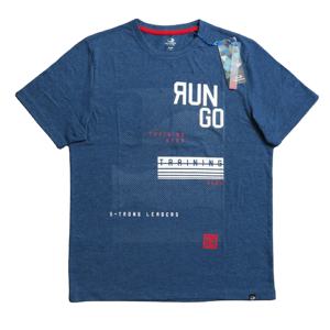 เสื้อยืดคอกลมแขนสั้นผ้าฝ้ายเนื้อหนัก 180 GSM คุณภาพสูง ทรงปกติสำหรับผู้ชาย ผ้าถักพิมพ์ลายตามสั่ง OEM/ODM - Product Image 1