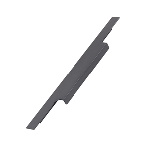 Poignée de profil de placard moderne en aluminium, poignée dissimulée à bordure, finitions céramique or, noir, blanc, gris, poignée minimaliste pour armoire haute - Product Image 4