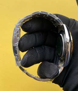 BOJ Plain R.O.L.E.X.77 Casual Fashion Gold Plated Stainless Steel Made Mechanical Automatic Movement <b>Wrist</b> <b>Watch</b> For <b>Men</b> - Product Image 4