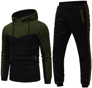 Men's Tracksuits Jogging Top Bottom Casual Wear Sweat Suit Hoodie & <b>Trousers</b> 2pcs Set Tracksuits for Men's - Product Image 1