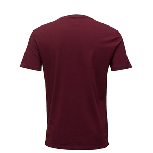 T-shirt jaune à manches courtes et col rond pour homme, 100 % coton, coupe classique, décontracté, couleur unie, tricot jersey, teint uni - Product Image 6