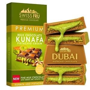 Chocolate de Dubái en oferta, 100 gramos, crema de pistacho Kadaif 20% - MEJOR PRECIO, en stock, entrega rápida garantizada con grandes descuentos - Product Image 4