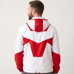 Men’s Hooded <b>Waterproof</b> Windbreaker Jacket Men's Full Sleeve Rain Wear Windbreaker Jacket Men's Camping Windbreaker Jacket - Product Image 2