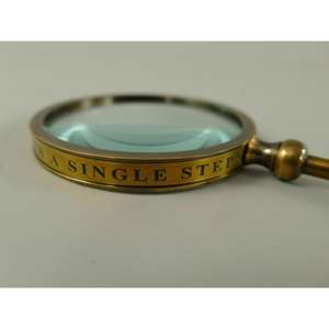 Loupe en laiton antique pour la lecture et l'inspection, accessoires cadeaux nautiques - Product Image 5