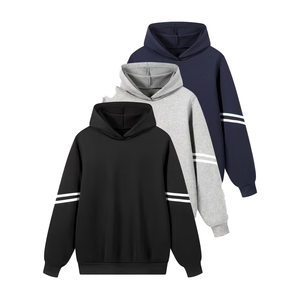Vente en gros de sweats à capuche personnalisés 500g 100% coton, sweats à capuche zippés personnalisés imprimés, streetwear hip-hop surdimensionné en molleton français pour hommes - Product Image 1