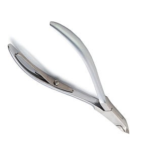 Pince à cuticules professionnelle multicolore en titane, courbée, pour pédicure et manucure, coupe-ongles à ressort en acier inoxydable - Product Image 3