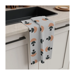 Serviettes de cuisine tissées en gros 2024 avec boucles de suspension, en coton doux personnalisé, 15x25 pouces, 200 g/m², pour la maison et les boutiques de cadeaux - Product Image 1