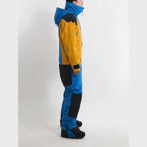 Traje Deportivo Impermeable y Cortavientos para Hombre, Sudadera con Capucha para Esquí, Ropa Deportiva, Ropa de Safari, Sudadera con Capucha de Forro Polar para Esquí y Nieve, Color Gris Camuflaje - Product Image 2