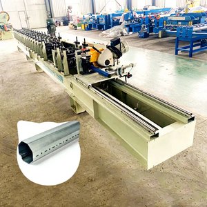 Macchina per la Produzione di Tubi Ottagonali per Porte Avvolgibili, Attrezzatura per Formatura a Freddo con Sistema di Punzonatura e Taglio - Product Image 1