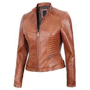 Custom Design Fashionable <b>Leather</b> <b>Jacket</b> For Women OEM Wholesale Comfortable Stylish Casual Street Wear Genuine <b>Leather</b> <b>Jacket</b> - Product Image 5