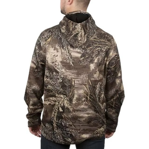 Sudadera con capucha de caza personalizada, de forro polar sólido, transpirable, unisex, para invierno, para actividades al aire libre, de poliéster/algodón, 2 piezas, al por mayor - Product Image 2