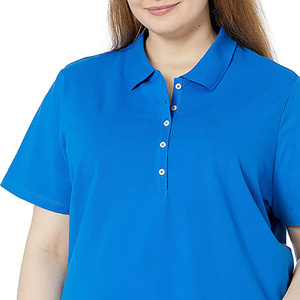 เสื้อโปโลสีพื้นเรียบ ระบายอากาศได้ดี ออกแบบโลโก้ของคุณเอง คุณภาพดีที่สุด เสื้อโปโลสำหรับผู้หญิง ขายออนไลน์ - Product Image 3