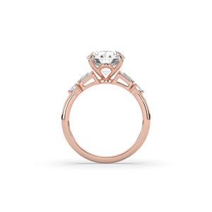 2.85 Ct <b>CUSHION</b> Cut Lab Grown Diamond <b>Ring</b> 925 Silver Gold Unique Style Lightweight Engagement <b>Ring</b> for Women - Product Image 5