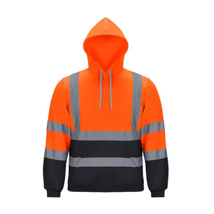 Sudaderas con Capucha Reflectantes de Seguridad Resistentes al Viento OEM, Chaquetas Reflectantes, Sudaderas con Capucha Reflectantes para Trabajo en Carretera para Hombre - Product Image 6