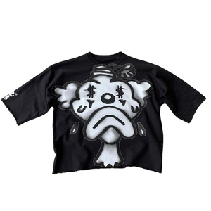 High Quality Dtg Printed T-shirt 100% Cotton Heavyweight Streetwear Mens Oversized Boxy Style Dtg <b>Tshirt</b> - Product Image 1