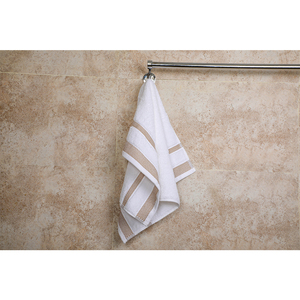 Serviette de Bain Blanche Ultra Premium Luxe en Coton Éponge de Haute Qualité, Séchage Rapide, Très Absorbante, Écologique, Solide et Compressée - Product Image 2