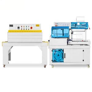 Máquina Automática de Sellado y Corte en L de Película POF, Máquina de Envasado con Túnel de Termoencogimiento de PP y PVC para Cajas y Botellas de Perfume - Product Image 1