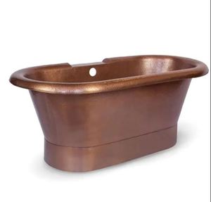 Baignoire en cuivre couleur antique à prix d'usine - Product Image 3