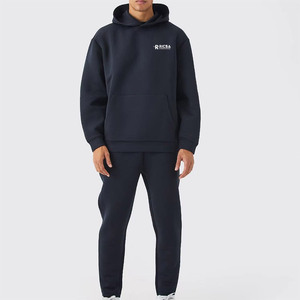 Conjunto Deportivo Informal con Capucha para Hombre, Transpirable, de Corte Regular, para Entrenamiento Deportivo, Trotar, Uso al Aire Libre y Uso Diario - Product Image 1