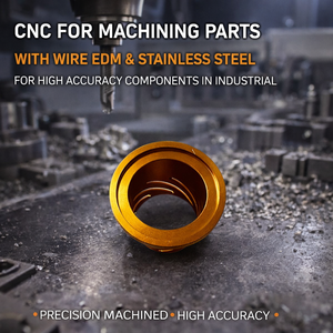 Piezas de Mecanizado CNC con Brochado, Electroerosión por Hilo y Mecanizado en Acero Inoxidable para Componentes Industriales de Alta Precisión - Product Image 3