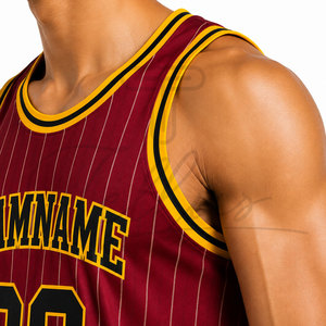 Maillot de basket-ball personnalisé, maillot de basket-ball pour hommes, maillot de basket-ball respirant sublimé - Product Image 5