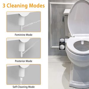 Accessorio Bidet Autopulente con Doppio Ugello per Acqua Fresca, Non Elettrico, per Sedile WC, Compatibile con Acqua Fredda e Calda - Product Image 3