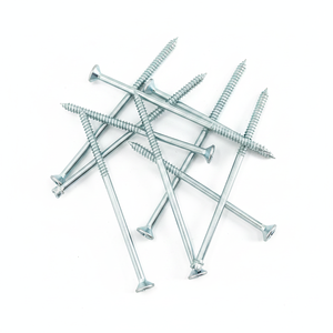 Tornillos para Madera de Doble Extremo de Longitud Personalizada de 100 mm a 300 mm - Cabeza Ranurada de Acero al Carbono Galvanizado en Zinc - Product Image 1