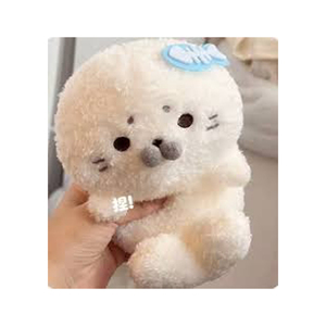 Cute Faux Fur Bear Plush Keychain Cartoon Animal Pendant Soft Toy Pink Bow Decorated 3D <b>Shape</b> - Product Image 3