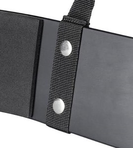 Support d'épaule et de cou en néoprène métallique sur mesure avec rembourrage et design incurvé pour l'entraînement des biceps - Product Image 5