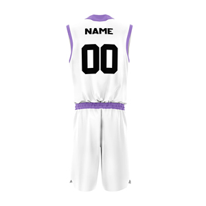 Uniforme de Baloncesto Personalizado de Alta Calidad 2026 para Adultos, Pantalones Cortos de Poliéster con Nombre de Equipo en Blanco, Uniforme de Baloncesto para Hombre - Product Image 2