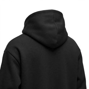 <b>Men's</b> Oversized <b>Black</b> Pullover Hoodie <b>Plain</b> Blank Fleece <b>Sweatshirt</b> with Kangaroo Pocket Casual Streetwear - Product Image 6