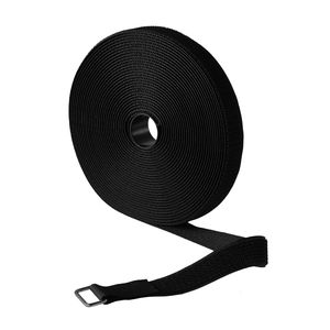 Fascette regolabili da 393,7 pollici con 50 fibbie metalliche, cinghie in velcro riutilizzabili, tagliabili su misura per la gestione dei cavi e accessori - Product Image 6