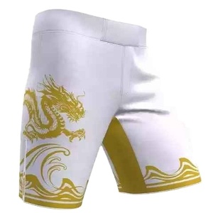 Nouveaux shorts de kick-boxing pour hommes sur mesure, décontractés, avec cordon de serrage, respirants, shorts de Muay Thai conçus au Pakistan - Product Image 1