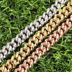 Bracelet Hip Hop serti de diamants de laboratoire, style rappeur, bracelet cubain 16 mm pour homme, bracelet tendance et brillant - Product Image 6