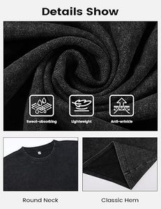 Factory Cheap Custom Logo Breathable Embroidery Muscle Fit Plain Men's Tank Tops Sleeveless Workout Polyester/Cotton Blend Gym - Product Image 3