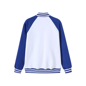 Dernières vestes en polaire bleu roi, ajoutez vos logos grecs personnalisés, vestes Letterman, streetwear pour sororités et fraternités, couleurs personnalisées - Product Image 2