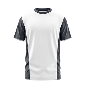 เสื้อยืดแขนสั้นผู้ชาย สีส้มดำ คอโอ ทรงสปอร์ต ผ้าถัก แห้งเร็ว ทรงปกติ - Product Image 3