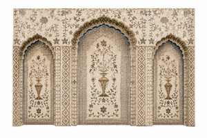 Mughal Jharokha Style Mirror Wedding Stage <b>Backdrop</b> <b>Frames</b> Elegant Mughal Jharokha Style Mirror Wedding Stage <b>Backdrop</b> <b>Frames</b> Uk - Product Image 3