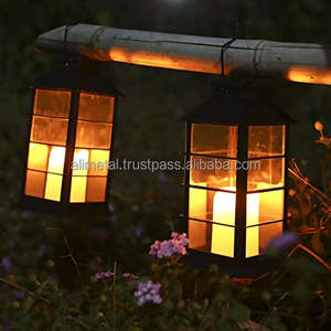Linterna parpadeante llama fuego vela lámpara interior exterior colgante iluminación decorativa para jardín personalizable - Product Image 4