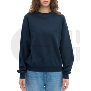Sudadera Extra Grande de Primera Calidad para Mujer, Cuello Redondo, Felpa de Algodón, Manga Larga, Sudadera Personalizable - Product Image 2