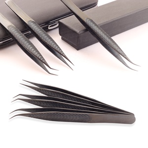 Pinzas para Extensión de Pestañas con Punta de Fibra de 90 Grados, Diseño Nuevo, Logotipo Personalizado, Color Arcoíris, Probadas a Mano, Pinzas Individuales para Extensión de Pestañas - Product Image 6