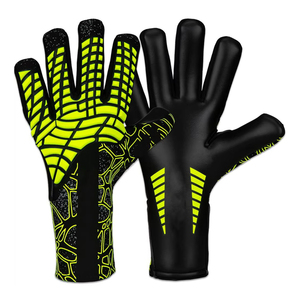 Professional Leather Goalkeeper Gloves <b>Full</b> Finger PU Leather Non <b>Slip</b> Breathable Waterproof Quick Drying Unisex Sports Gear - Product Image 2