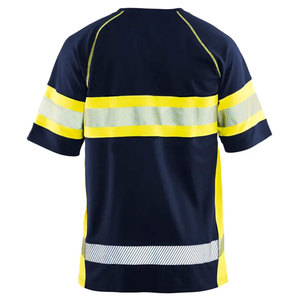 High-Visibility Safety T-Shirts Construction Short Sleeve Working Reflective Stripes Hi Vis Security T-Shirts - Product Image 6