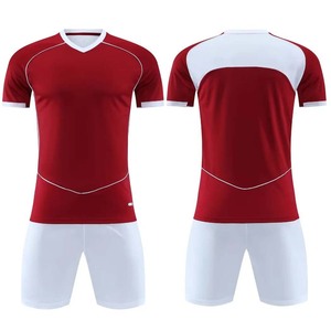 Camiseta de Fútbol para Hombre, Cuello en V, Blanca y Azul, Manga Corta, Absorbe la Humedad, Transpirable, Secado Rápido, Ajuste Atlético, Estampado Sublimado, Ropa Deportiva - Product Image 2