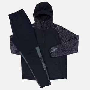 Ensemble de vêtements de sport pour homme, nouvelle collection été, veste coupe-vent respirante à col montant, short en toile uni - pour l'hiver - Product Image 1