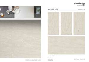 Carreaux de porcelaine émaillée polie à surface sculptée 600x1200mm, texture décorative, grand format, pour revêtement mural et de sol haut de gamme - Product Image 6